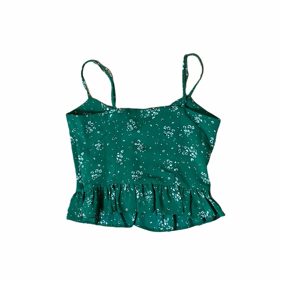 NEVER WORN Top Shop Green Crop Top - Picture 4 of 5